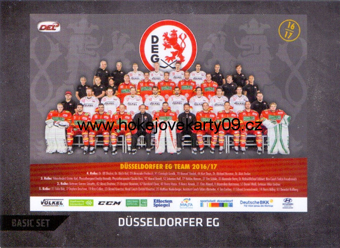 2016-17 DEL - DÜSSELDORFER EG č. DEL-274