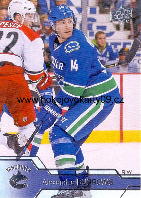 2016-17 Upper Deck - Alexandre BURROWS č. 430