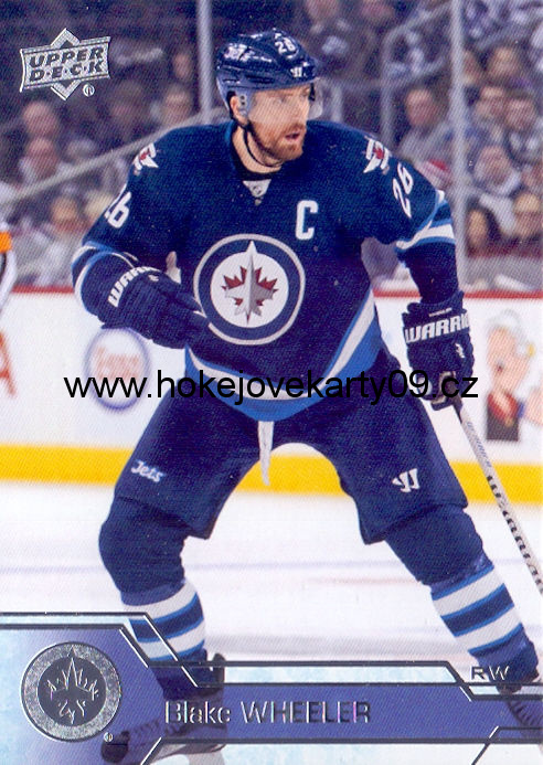 2016-17 Upper Deck - Blake WHEELER č. 444