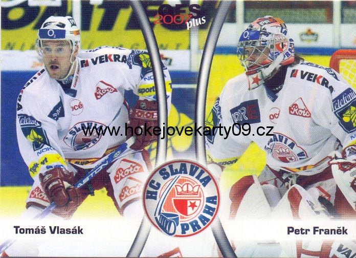 2006-07 OFS - HC Slavia Praha č. K08 (T. Vlasák, P. Franěk)