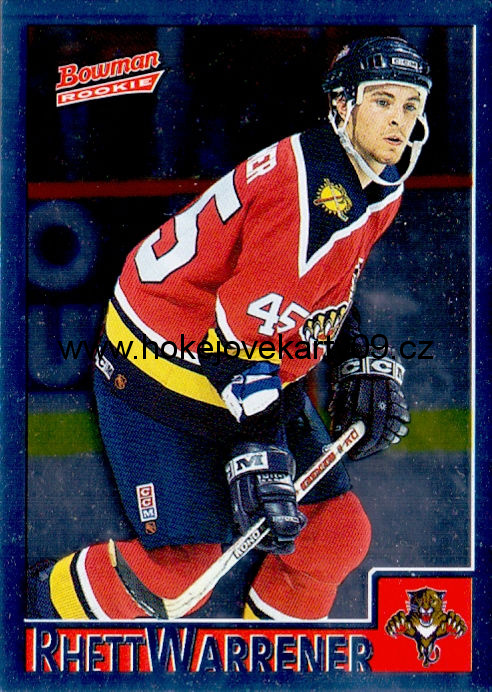 95-96 Bowman - Rhett WARRENER č. 108 Foil