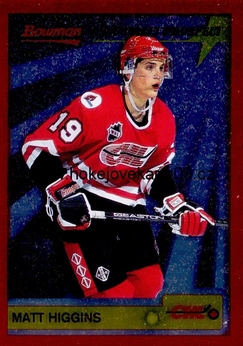 95-96 Bowman - Matt HIGGINS č. P17