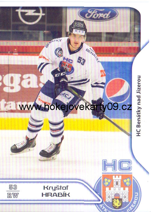 17-18 Premium Cards - Kryštof HRABÍK č. 91