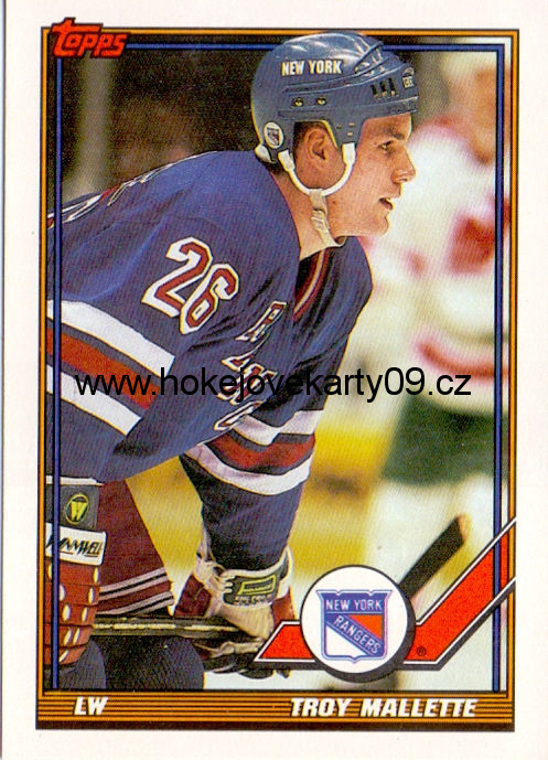 91-92 Topps - Troy MALLETTE č. 474