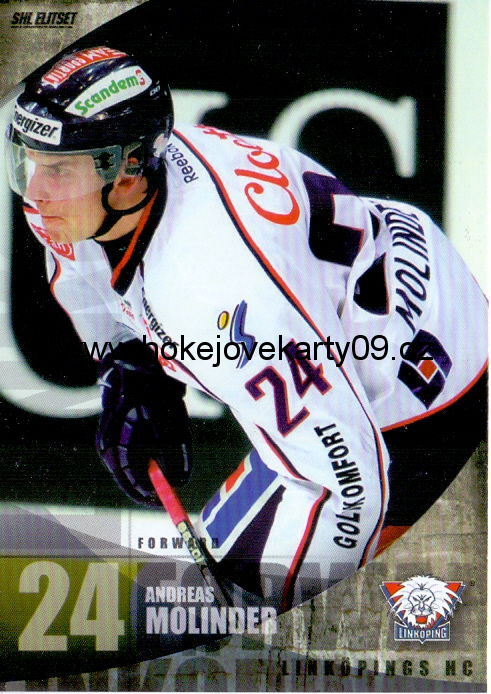 11-12 SHL - Andreas MOLINDER č. 86