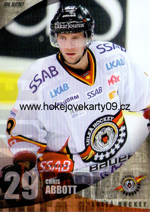 11-12 SHL - Chris ABBOTT č. 95