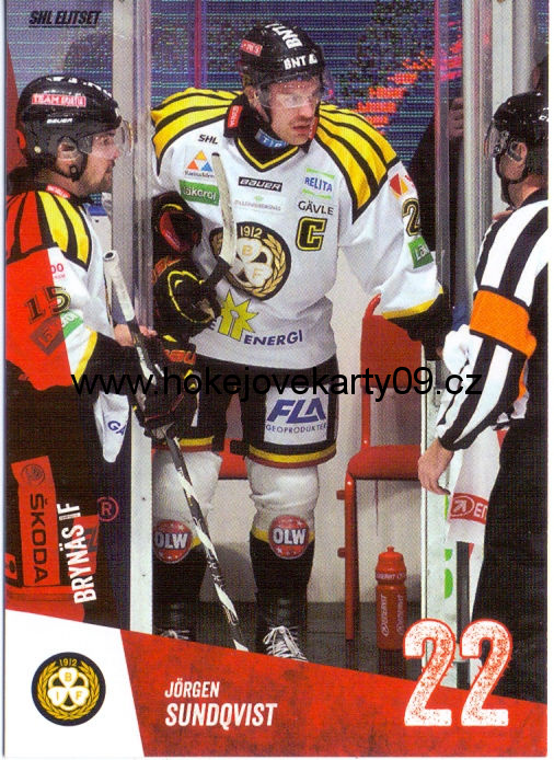 14-15 SHL - Jörgen SUNDQVIST č. 4