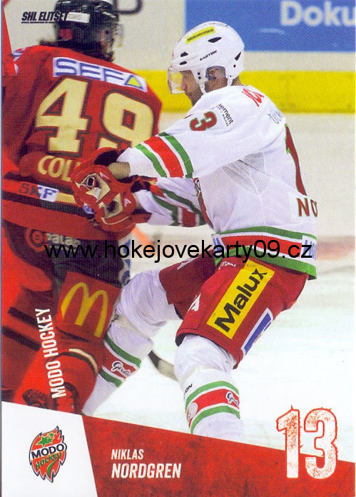 14-15 SHL - Niklas NORDGREN č. 102