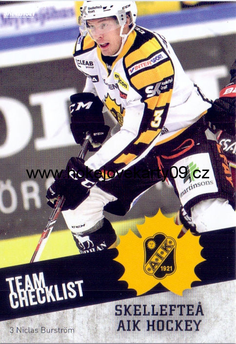 14-15 SHL - Niclas BURNSTRÖM č. 310 CL
