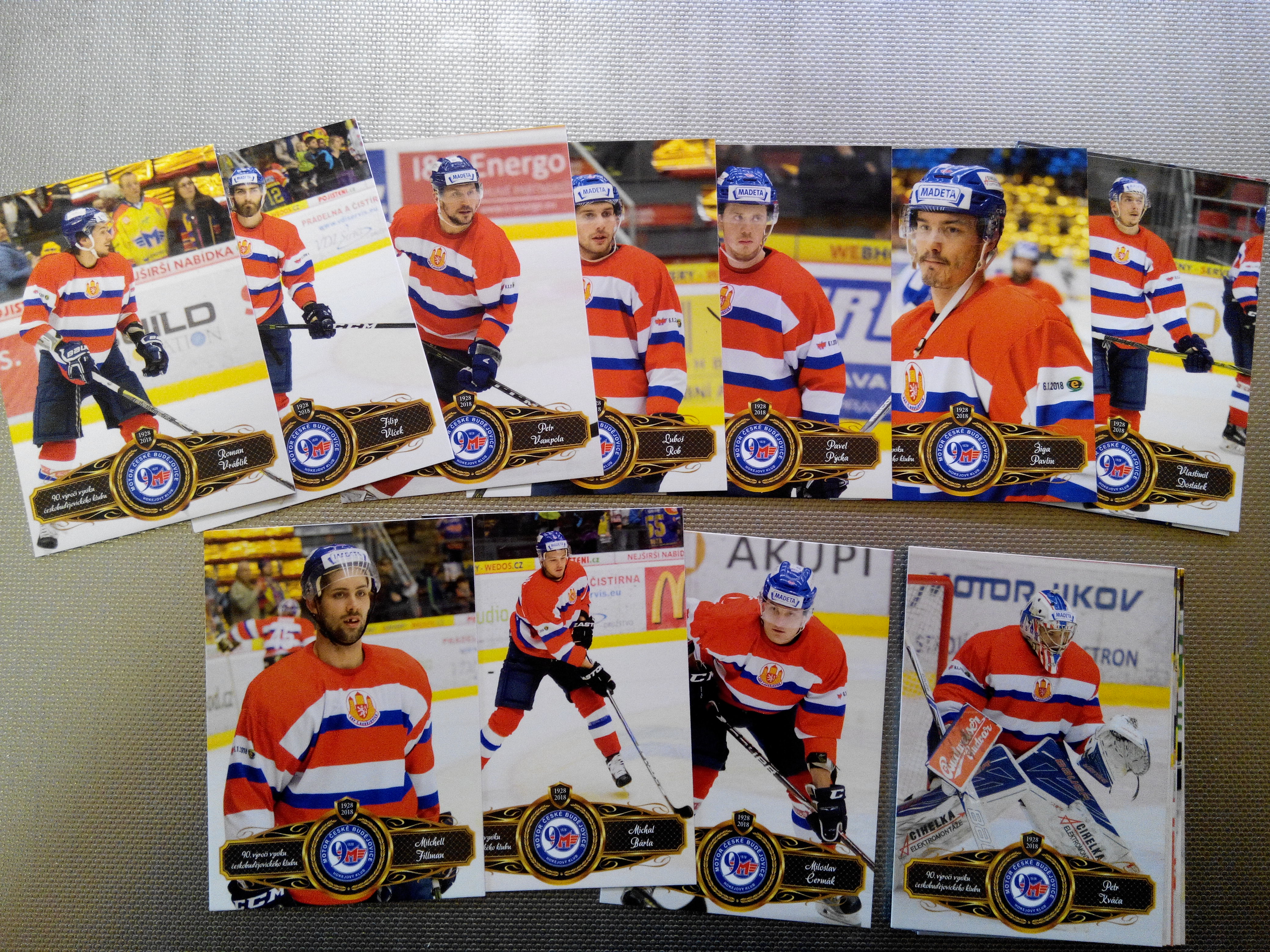 17-18 Premium Cards - 90.let od vzniku českobudějovického klubu (set 20 karet)