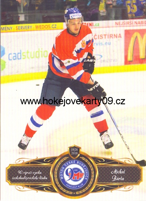 17-18 Premium Cards - Michal BÁRTA č. 01