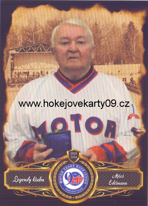 17-18 Premium Cards - Miloš EDELMANN č. 22