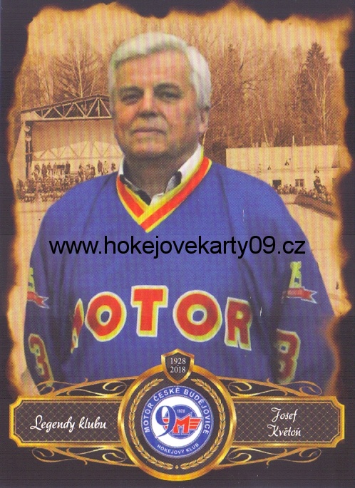 17-18 Premium Cards - Josef KVĚTOŇ č. 25