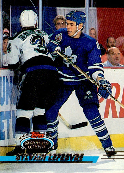93-94 Stadium Club - Sylvain LEFEBVRE č. 48