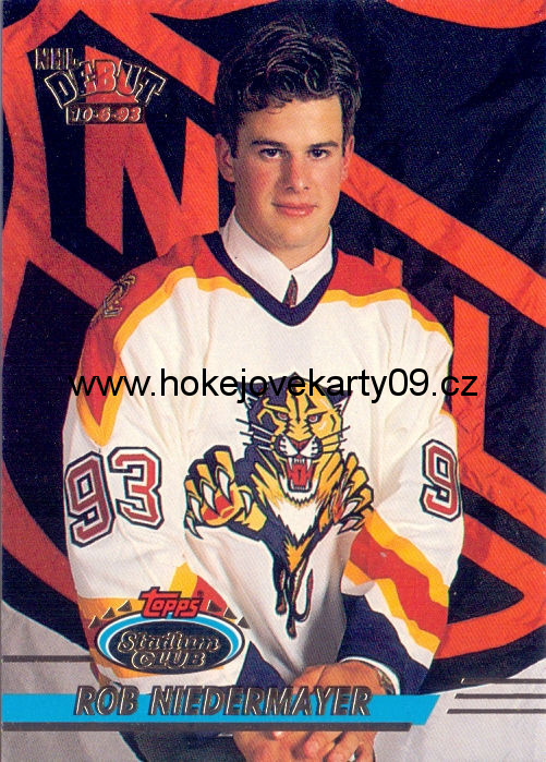 93-94 Stadium Club - Rob NIEDERMAYER č. 449