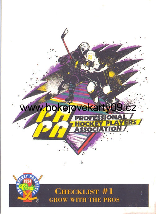 93-94 Classic - Checklist I. č. 41