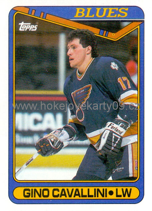 90-91 Topps - Gino CAVALLINI č. 36
