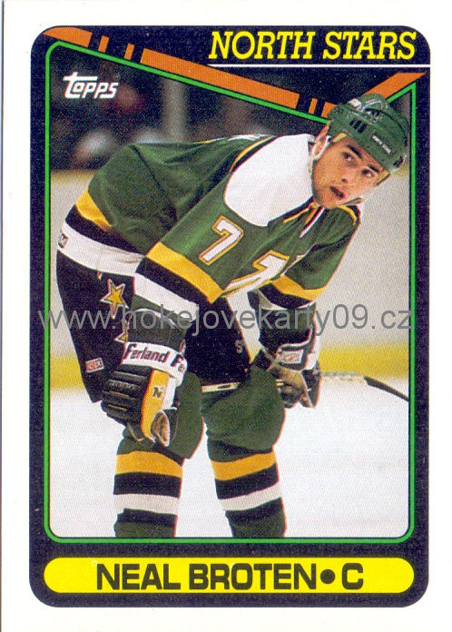 90-91 Topps - Neal BROTEN č. 90