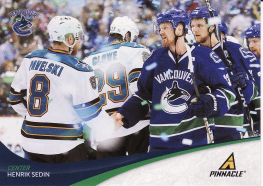 2011-12 Pinnacle - Henrik SEDIN č. 133