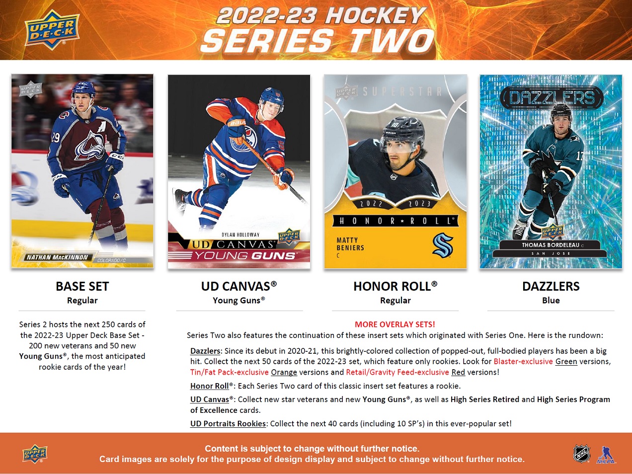 2022-23 Upper Deck Series 2 Gravity Retail balíček