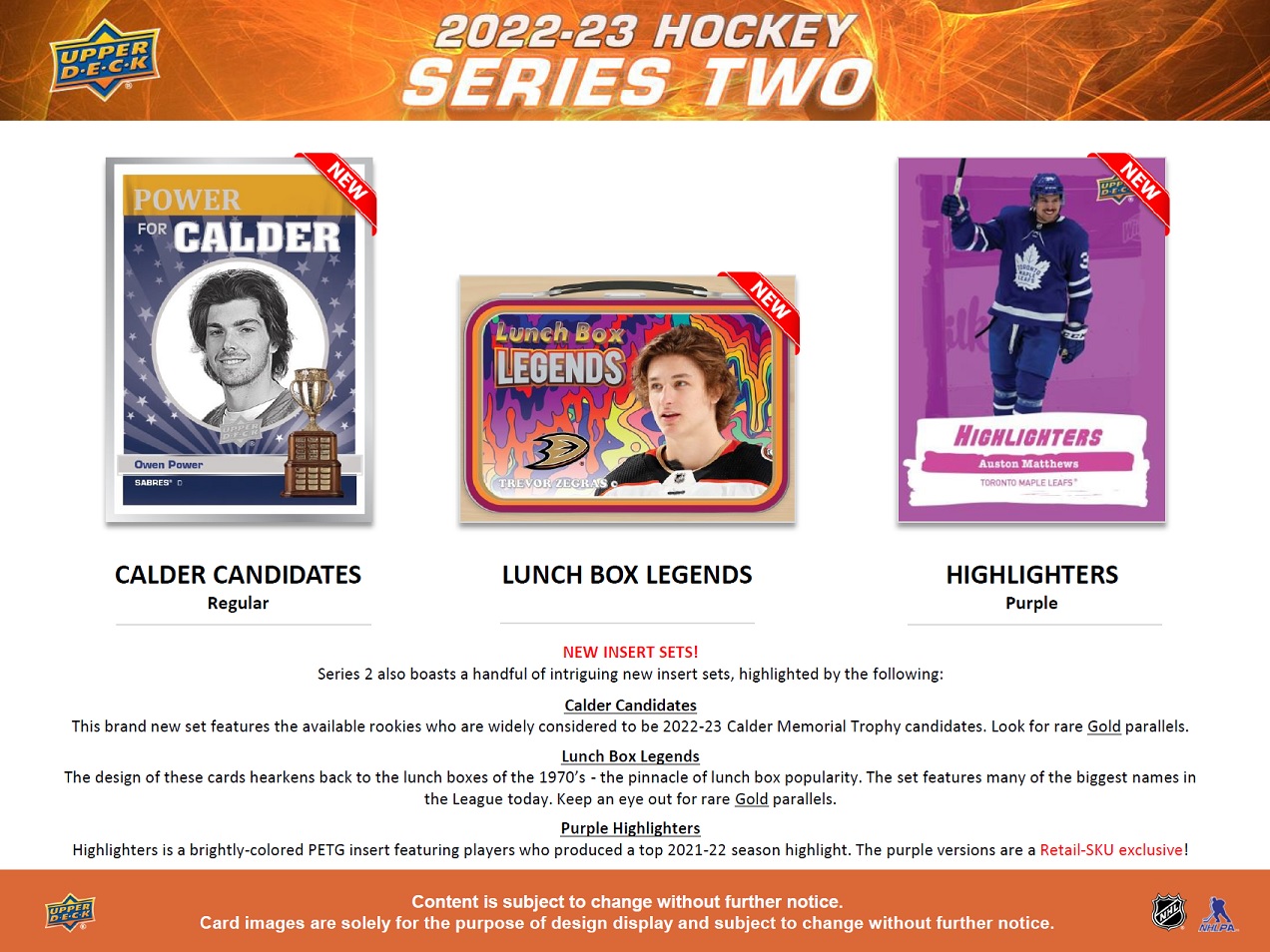 2022-23 Upper Deck Series 2 Gravity Retail balíček