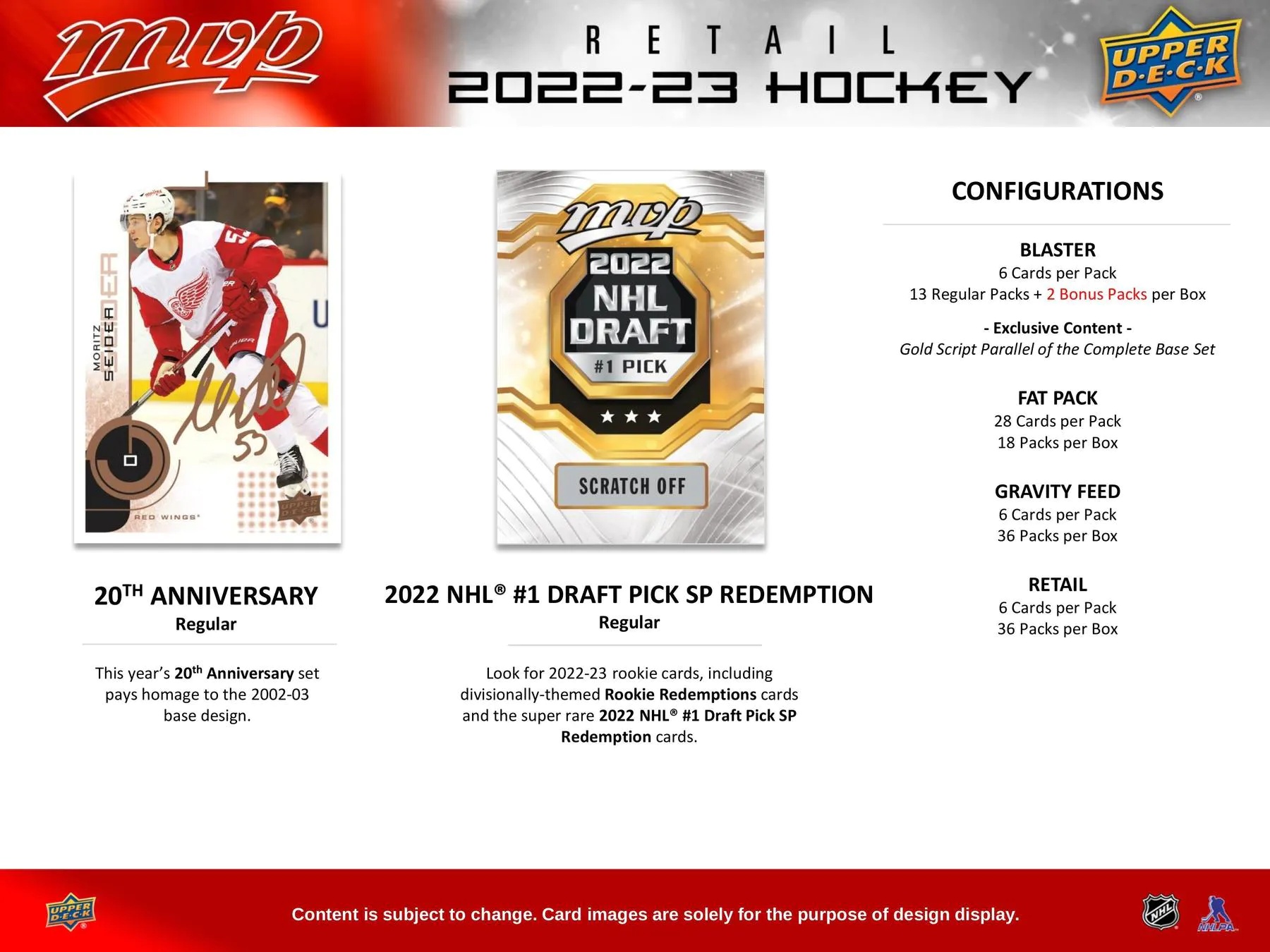 2022-23 NHL MVP Gravity Retail balíček