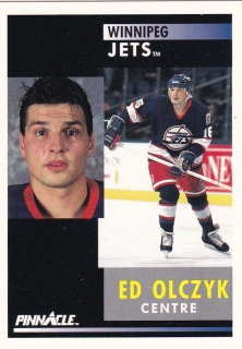91-92 Pinnacle - Ed OLCZYK č. 193 French