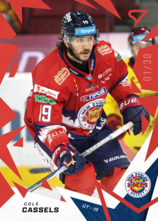 25-26 TIPSPORT LIGA - Cole CASSELS č. 063 Red Light x/30