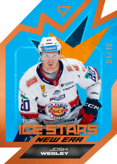 25-26 TIPSPORT LIGA - Josh WESLEY č. IS-10 Ice Stars New Era Autumn Copper x/10