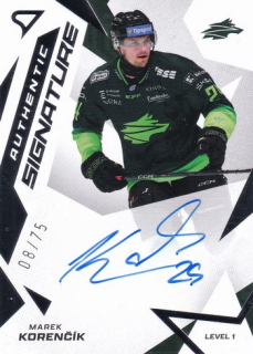 25-26 TIPSPORT LIGA - Marek KORENČÍK č. SL1-MK Authentic Signature 08/75