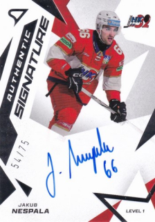 25-26 TIPSPORT LIGA - Jakub NESPALA č. SL1-JN Authentic Signature 04/75