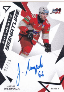 25-26 TIPSPORT LIGA - Jakub NESPALA č. SL1-JN Authentic Signature 54/75
