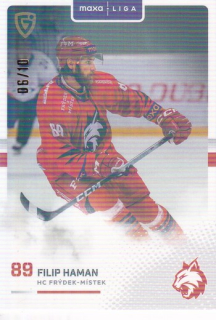 25-26 GOAL CARDS - Filip HAMAN č. FMI-03 parallel x/10