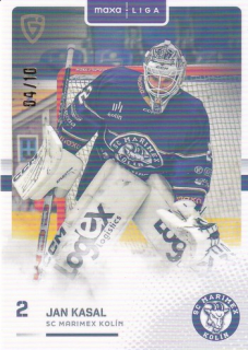 25-26 GOAL CARDS - Jan KASAL č. KOL-02 parallel x/10