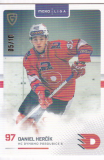 25-26 GOAL CARDS - Daniel HERČÍK č. PCE-11 parallel x/10