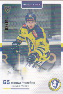 25-26 GOAL CARDS - Michal TOMEČEK č. PRE-10 parallel x/10