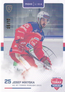 25-26 GOAL CARDS - Josef MIKYSKA č. POR-13 parallel x/10