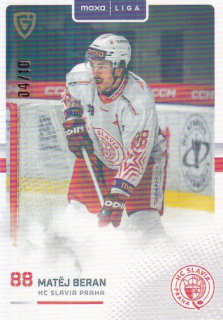 25-26 GOAL CARDS - Matěj BERAN č. SLA-10 parallel x/10
