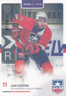 25-26 GOAL CARDS - Jan KUČERA č. TRE-12 parallel x/10