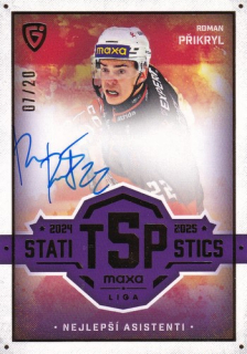 25-26 GOAL CARDS - Roman PŘIKRYL č. TOP-15 Signature 07/20