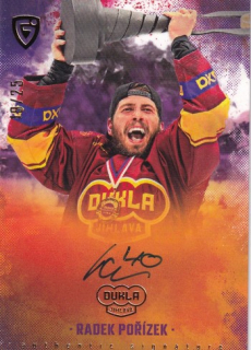 25-26 GOAL CARDS - Radek POŘÍZEK č. AS-17 Champions Signature 19/25