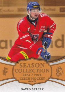 24-25 Český hokej - David ŠPAČEK č. CHG-02