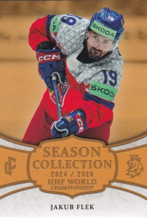 24-25 Český hokej - Jakub FLEK č. WCH-12