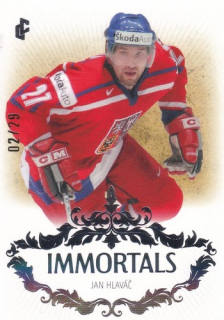 24-25 Český hokej - Jan HLAVÁČ č. IM-22 Immortals Neon x/29