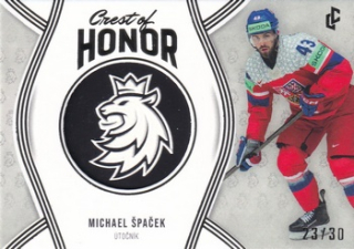 24-25 Český hokej - Michael ŠPAČEK č. COH-10 Platinum x/30