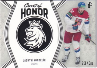 24-25 Český hokej - Jáchym KONDELÍK č. COH-12 Platinum x/30
