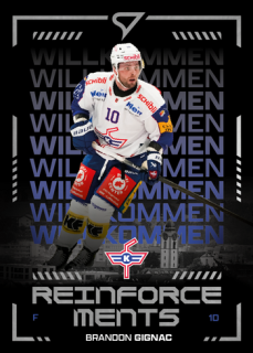 25-26 NLA - Brandon GIGNAC č. RF-13 Reinforcements