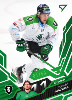25-26 TELH - Tomáš MAZURA č. 121 Emerald Green x/50