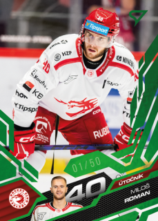 25-26 TELH - Miloš ROMAN č. 142 Emerald Green x/50