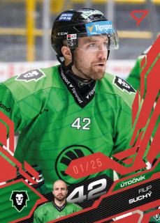 25-26 TELH - Filip SUCHÝ č. 125 Ruby Red x/25